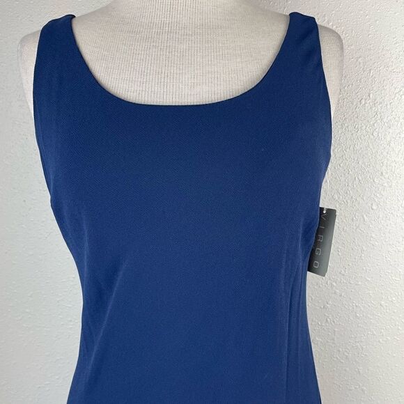 NWT Virgo Petite Matching Blouse Top and Sleeveless Dress Size 10 - Picture 13 of 14